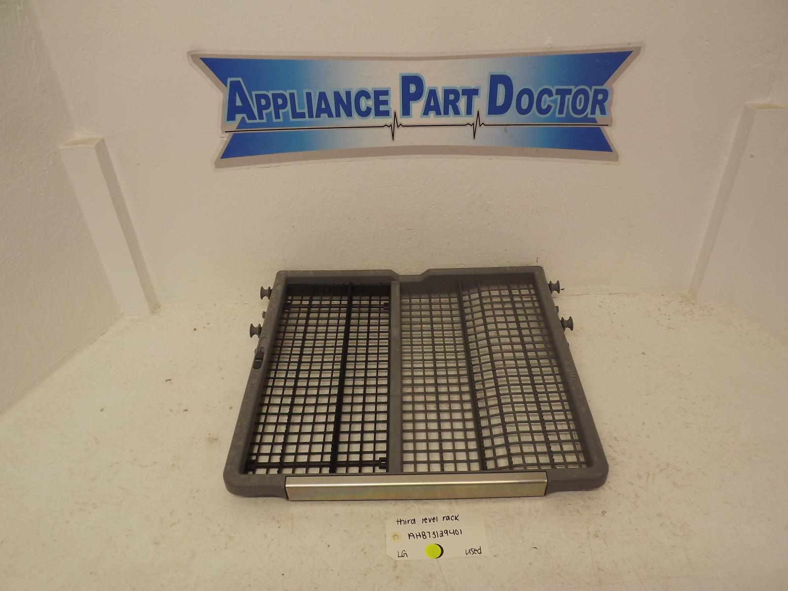 LG Dishwasher AHB73129401 Third Level Rack Used LG Dishwasher AHB73129401 Third Level Rack Used